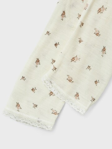 NAME IT Skinny Leggingsit 'NMFWANG' värissä valkoinen