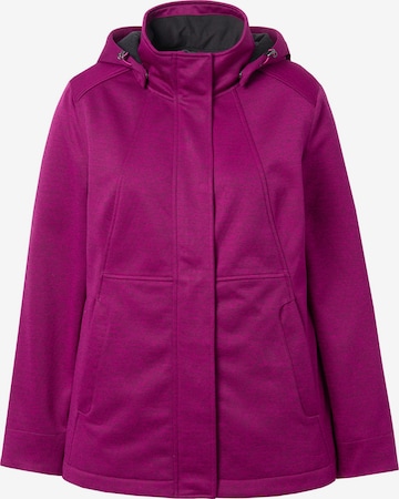 Veste fonctionnelle Ulla Popken en violet : devant