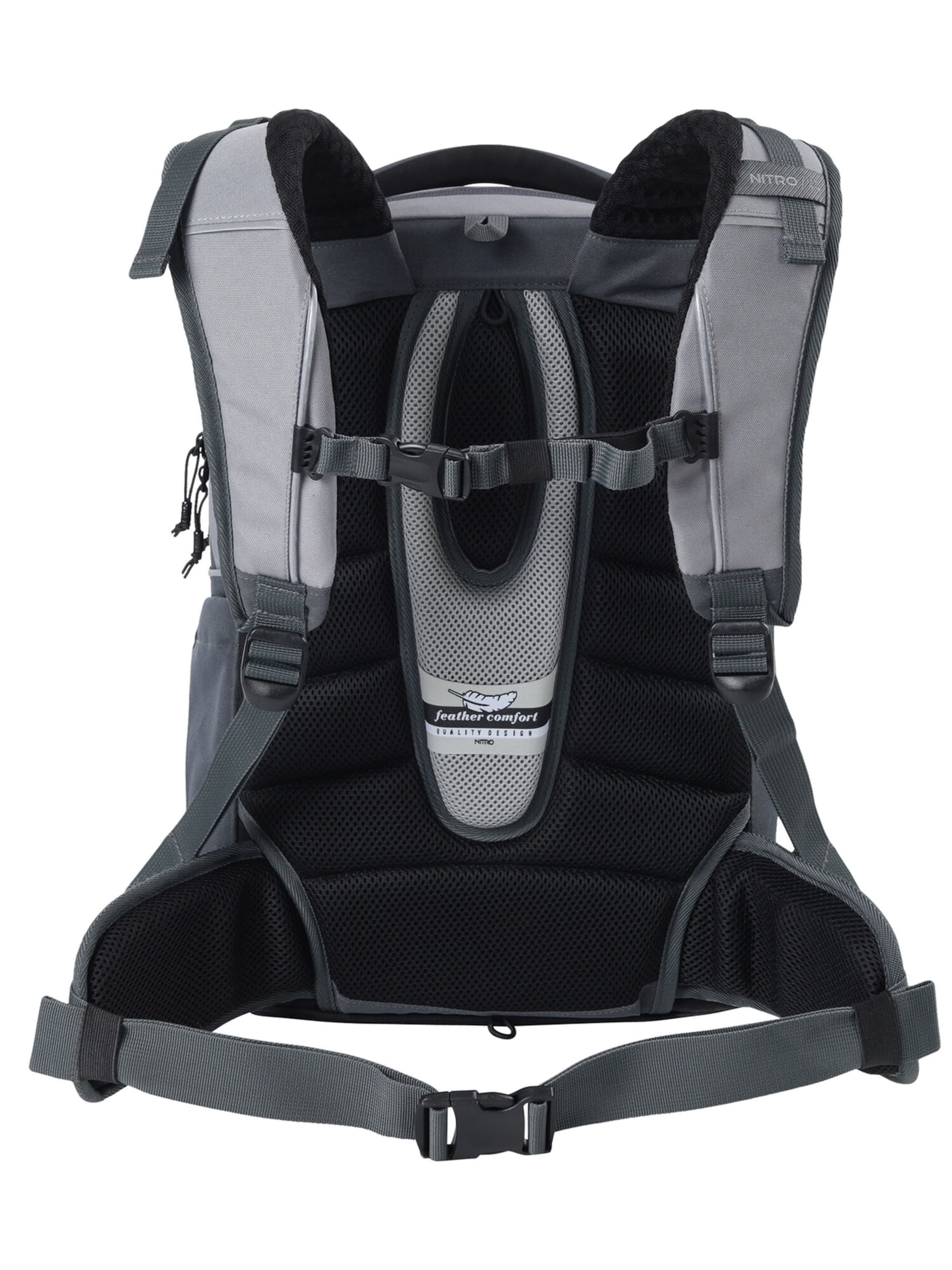NitroBags Backpack 'SUPERHERO' in Grey
