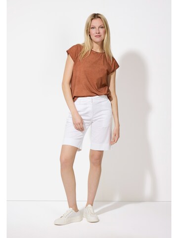 MORE & MORE Regular Shorts in Weiß