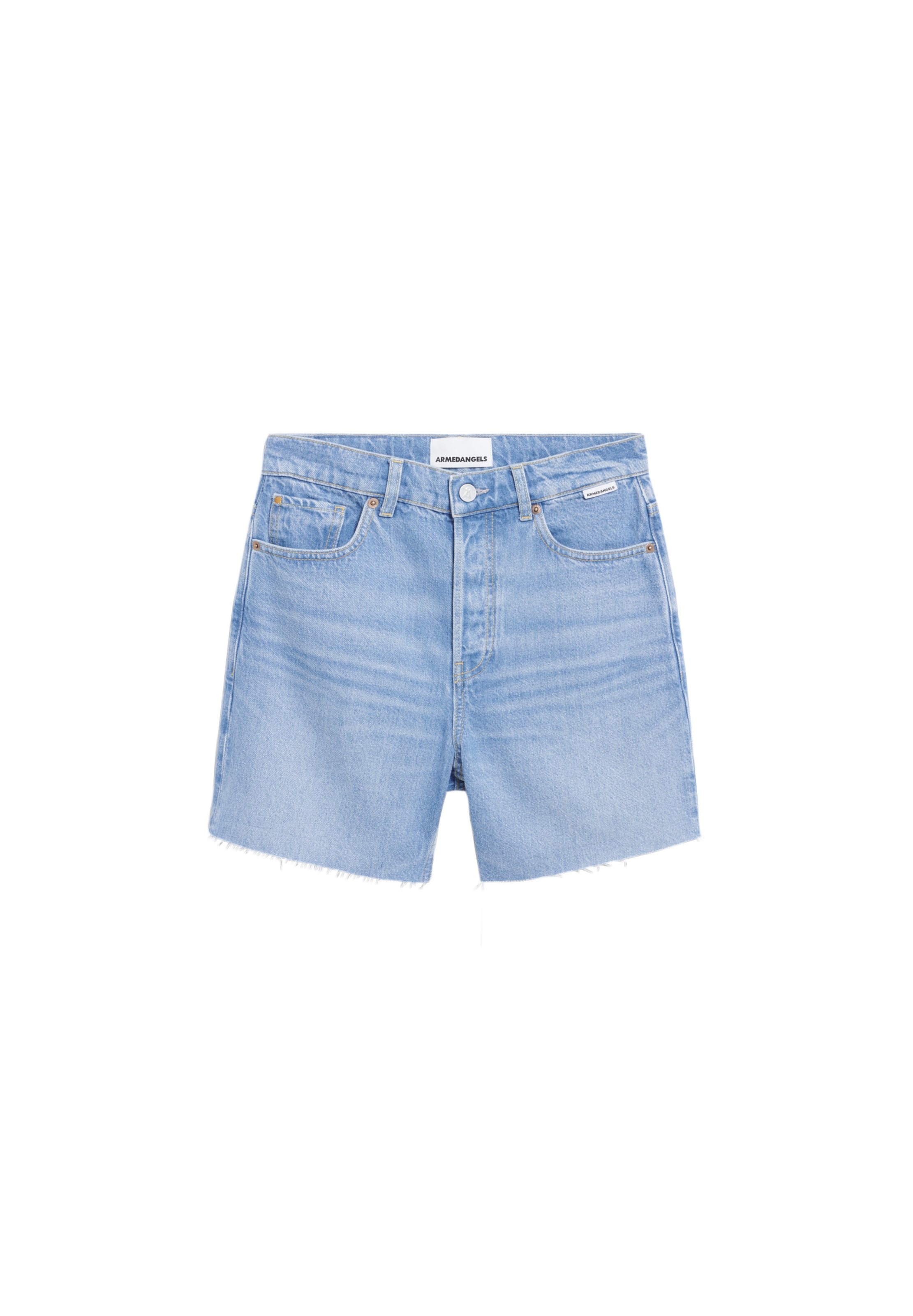 ARMEDANGELS Regular Jeans Shorts SHEAARI in Blau: Vorderseite