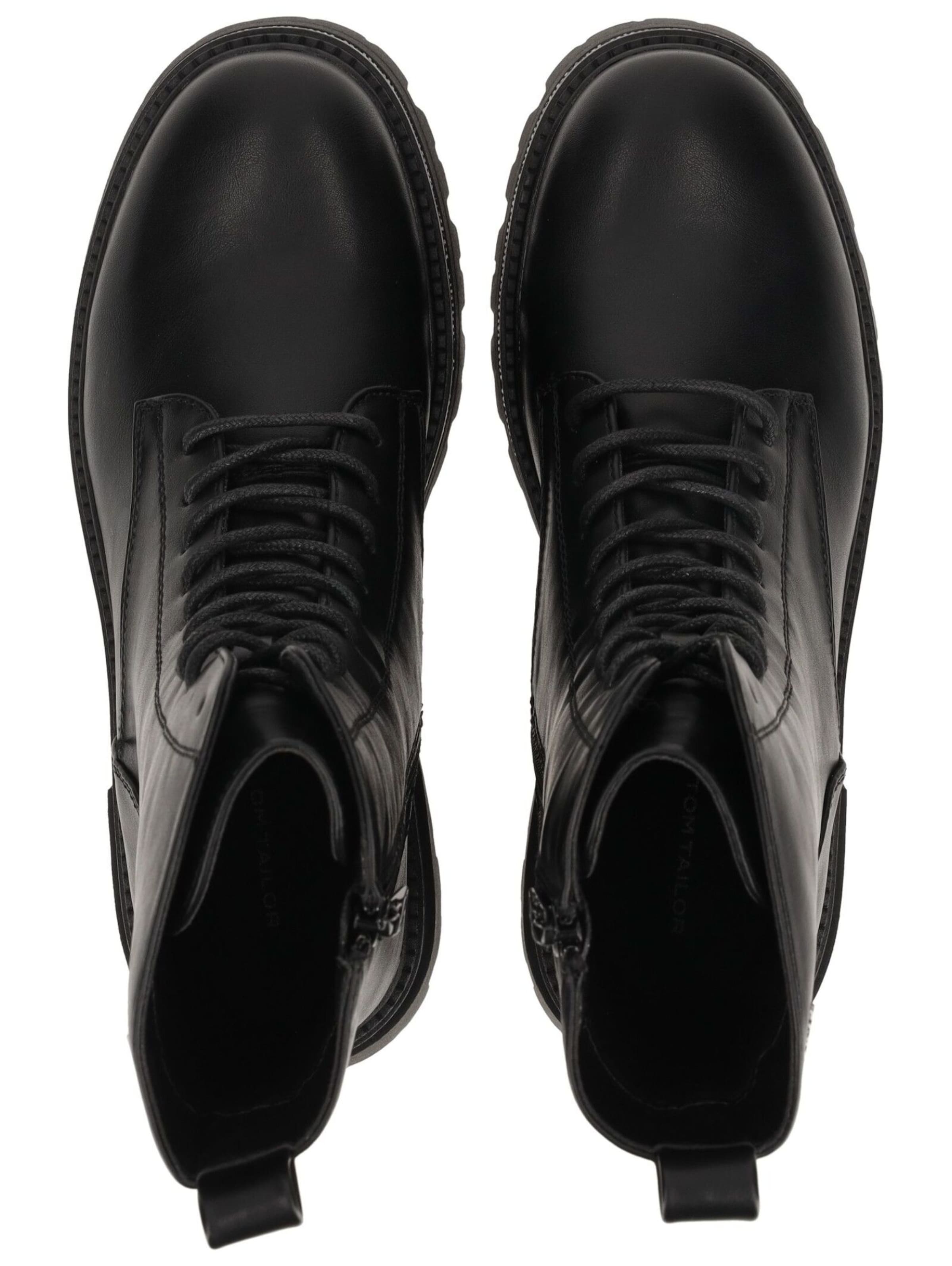 Stivaletto stringato di TOM TAILOR in nero