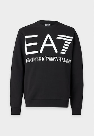 EA7 Emporio Armani Sweatshirt i svart: framsida