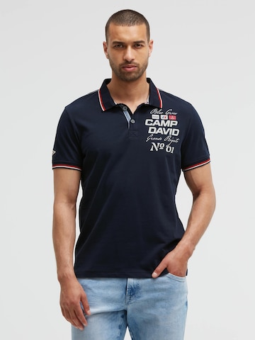 Maglietta di CAMP DAVID in blu: frontale