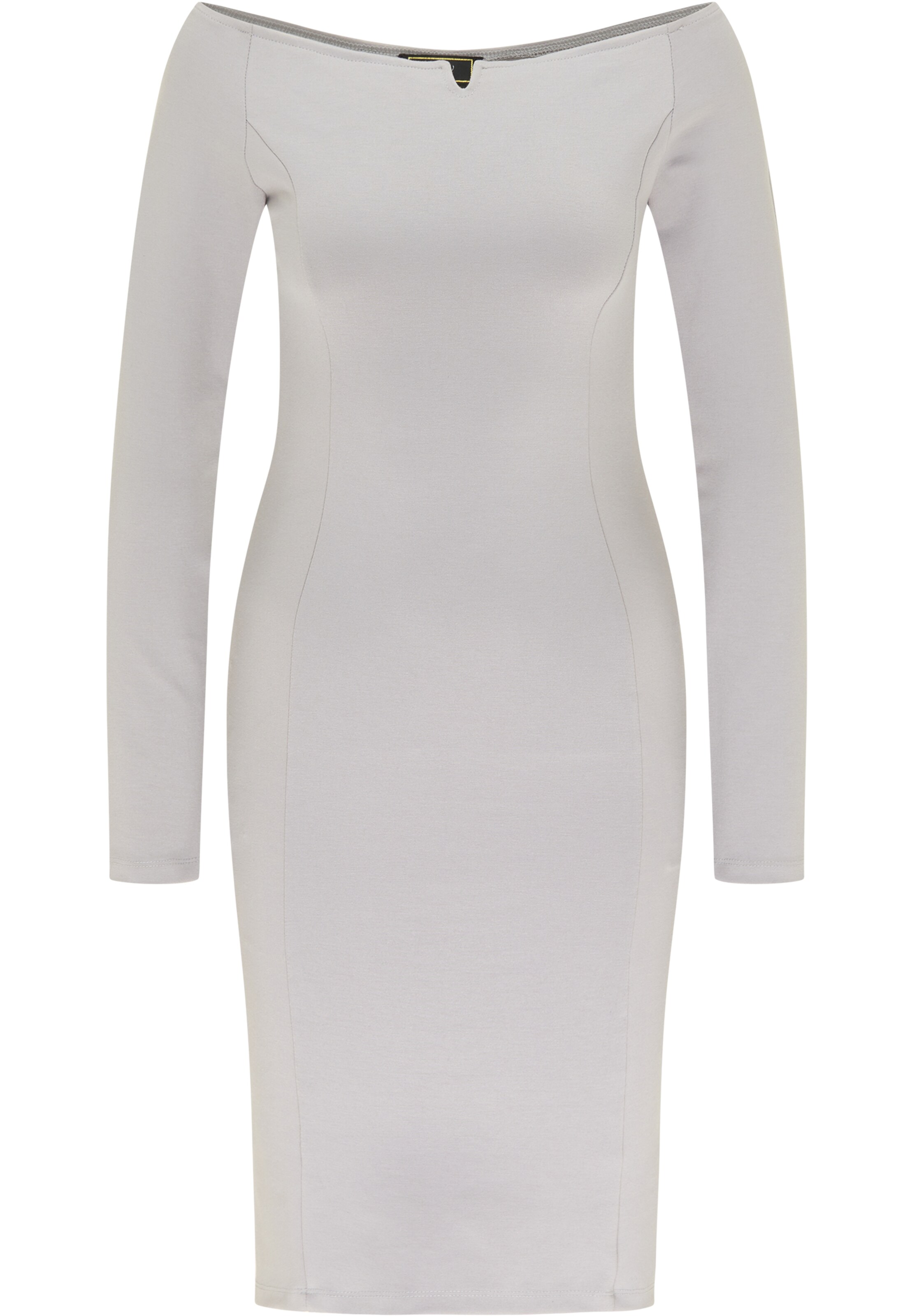 Rochie de la faina pe gri: față