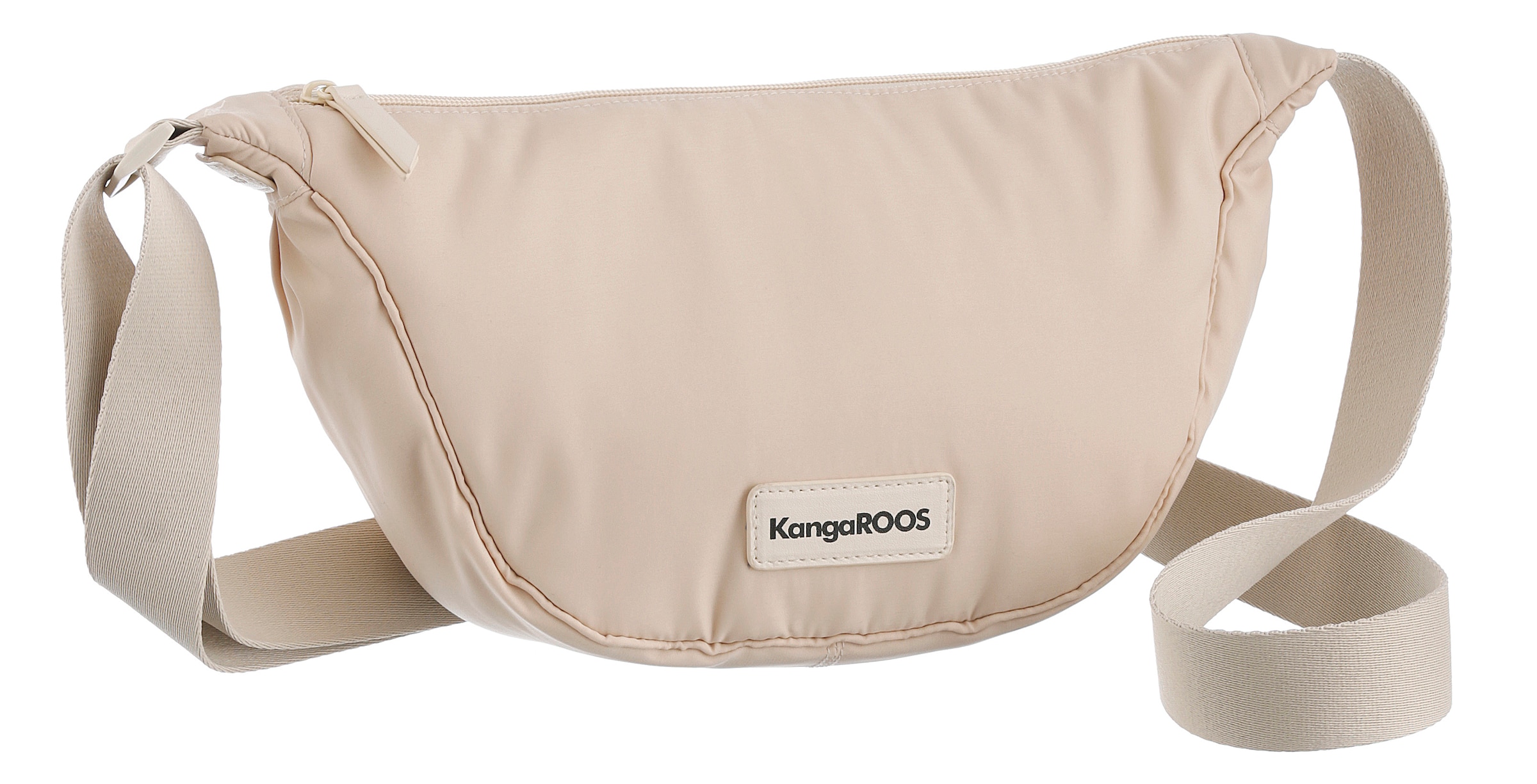 KangaROOS Crossbody Bag in Beige: front