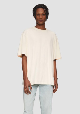 T-Shirt QS en beige : devant