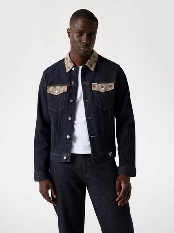 GUESS Between-Season Jacket in Blue: front