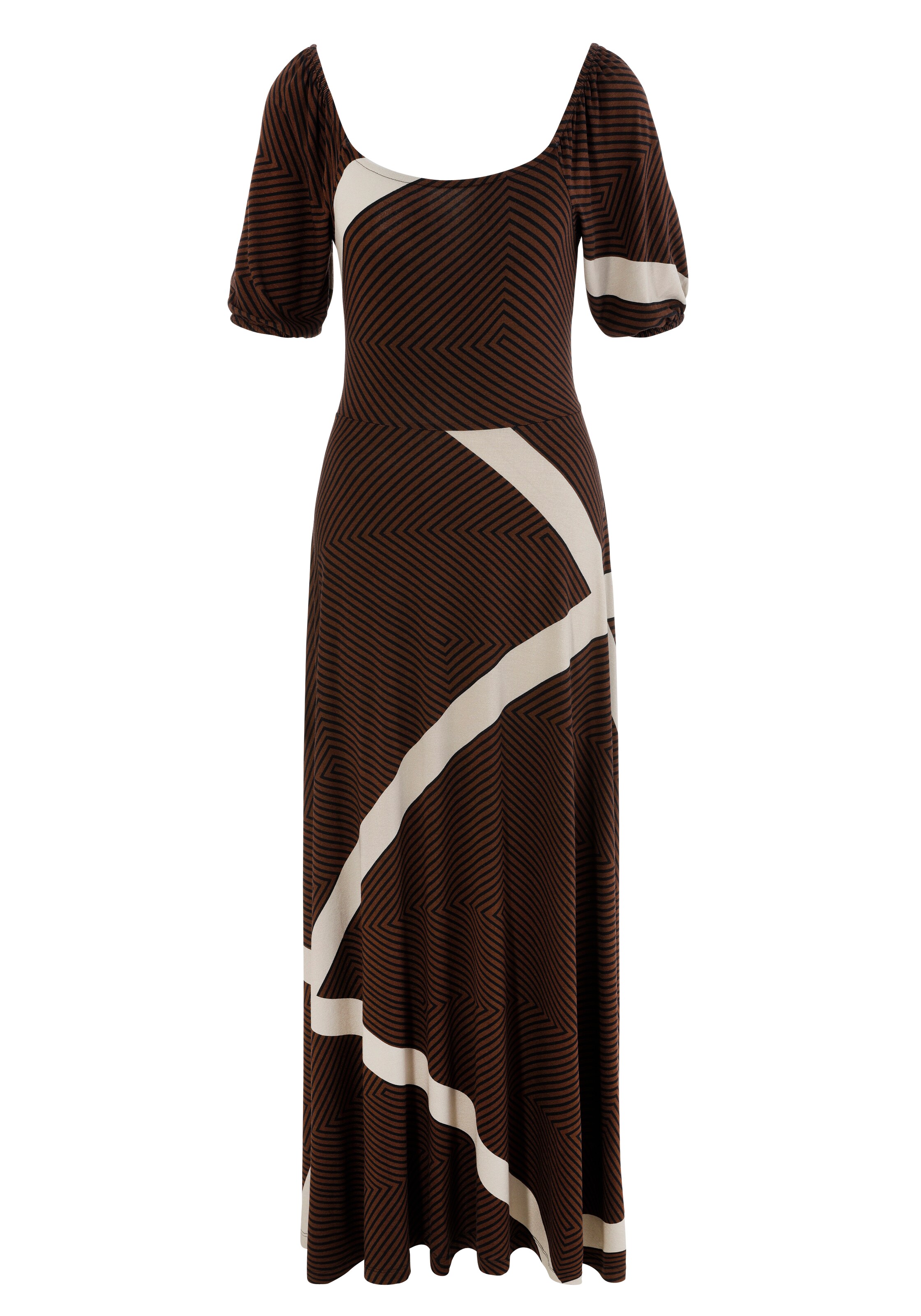 Aniston SELECTED Kleid in Braun: Vorderseite