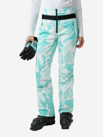 Bogner Fire + Ice Regular Skihose 'Borja' in Blau: Vorderseite