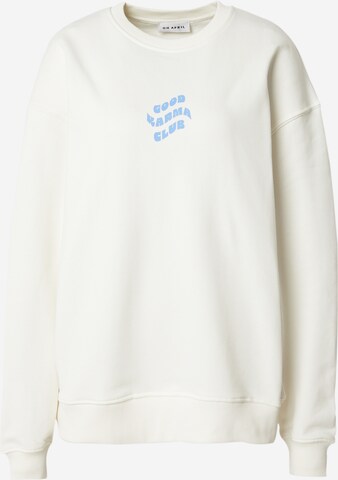 OH APRILSweater majica - bijela boja: prednji dio