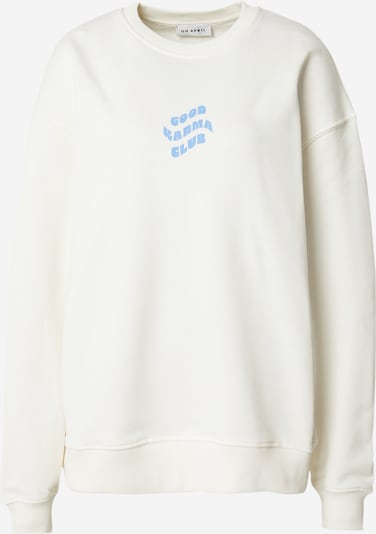 OH APRIL Sweatshirt in beige / himmelblau / weiß, Produktansicht