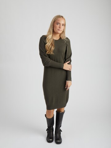 Peppercorn Gebreide jurk 'Robe Anissa' in Groen