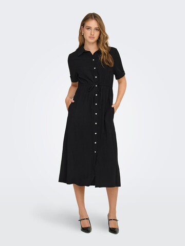 Robe 'ONLARIS' ONLY en noir : devant