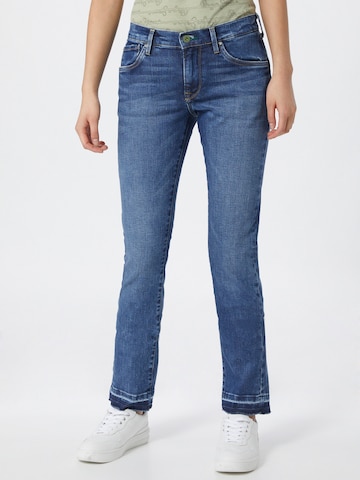 Pepe Jeans סקיני ג'ינס 'VICTORIA' בכחול: מלפנים