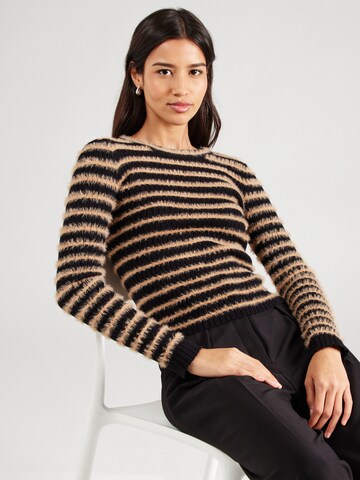 VERO MODA Trui 'VMFLO' in Zwart: voorkant