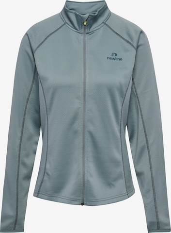 Newline Athletic Zip-Up Hoodie in Grey: front