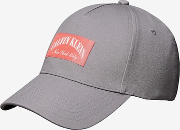 Calvin Klein Cap 'Heritage' in Grau: Vorderseite