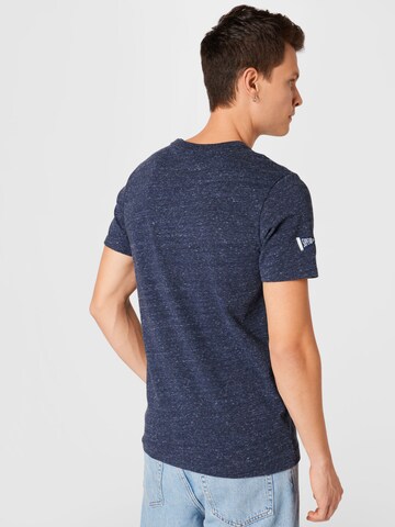 Superdry T-shirt i blå