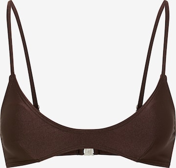 LSCN by LASCANA Бюстье Верх бикини в Коричневый: спереди
