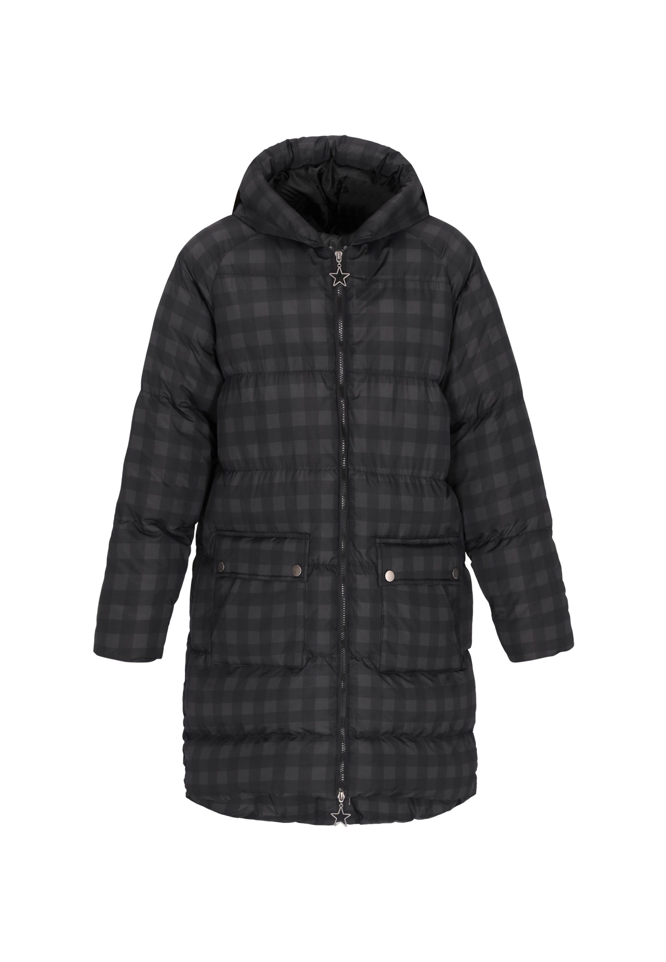 myMo ROCKS - Abrigo de entretiempo en gris: frente