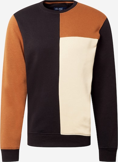 BLEND Sweatshirt in creme / cognac / schwarz, Produktansicht