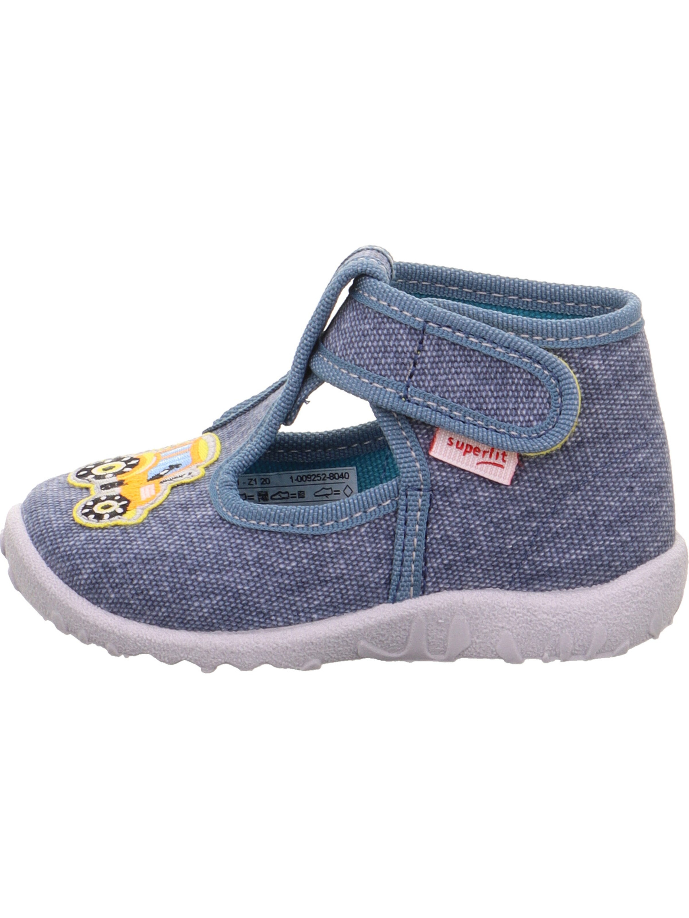 SUPERFIT Hausschuh 'Spotty' in Blau