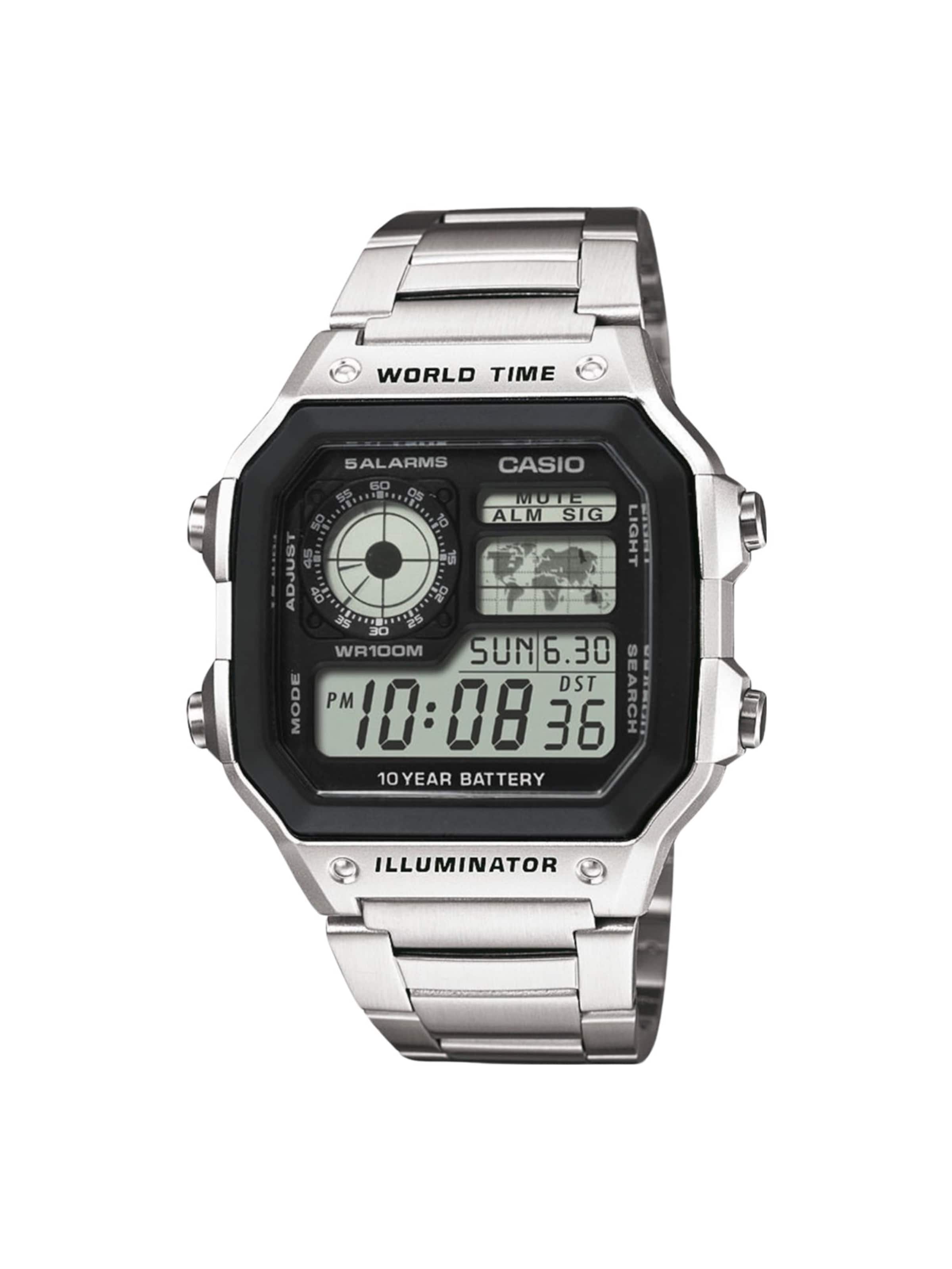 CASIO Digitaal horloge in Zilver: voorkant