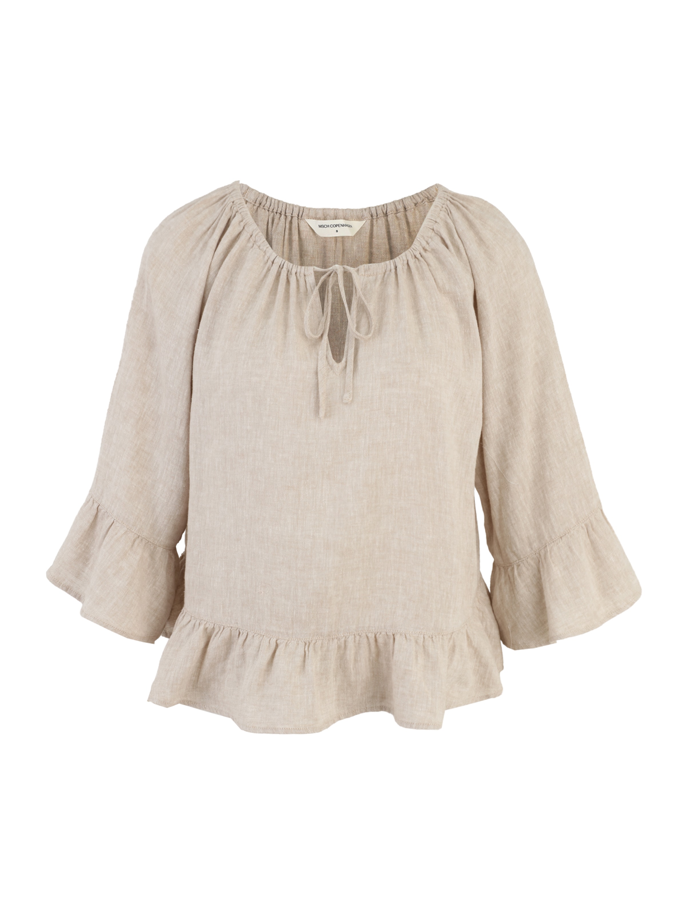 MSCH COPENHAGEN - Blusa 'Viana Ginia' en beige: frente