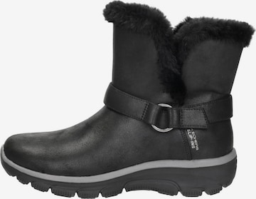 Boots 'Slip-Ins Relaxed Fit' SKECHERS en noir : devant