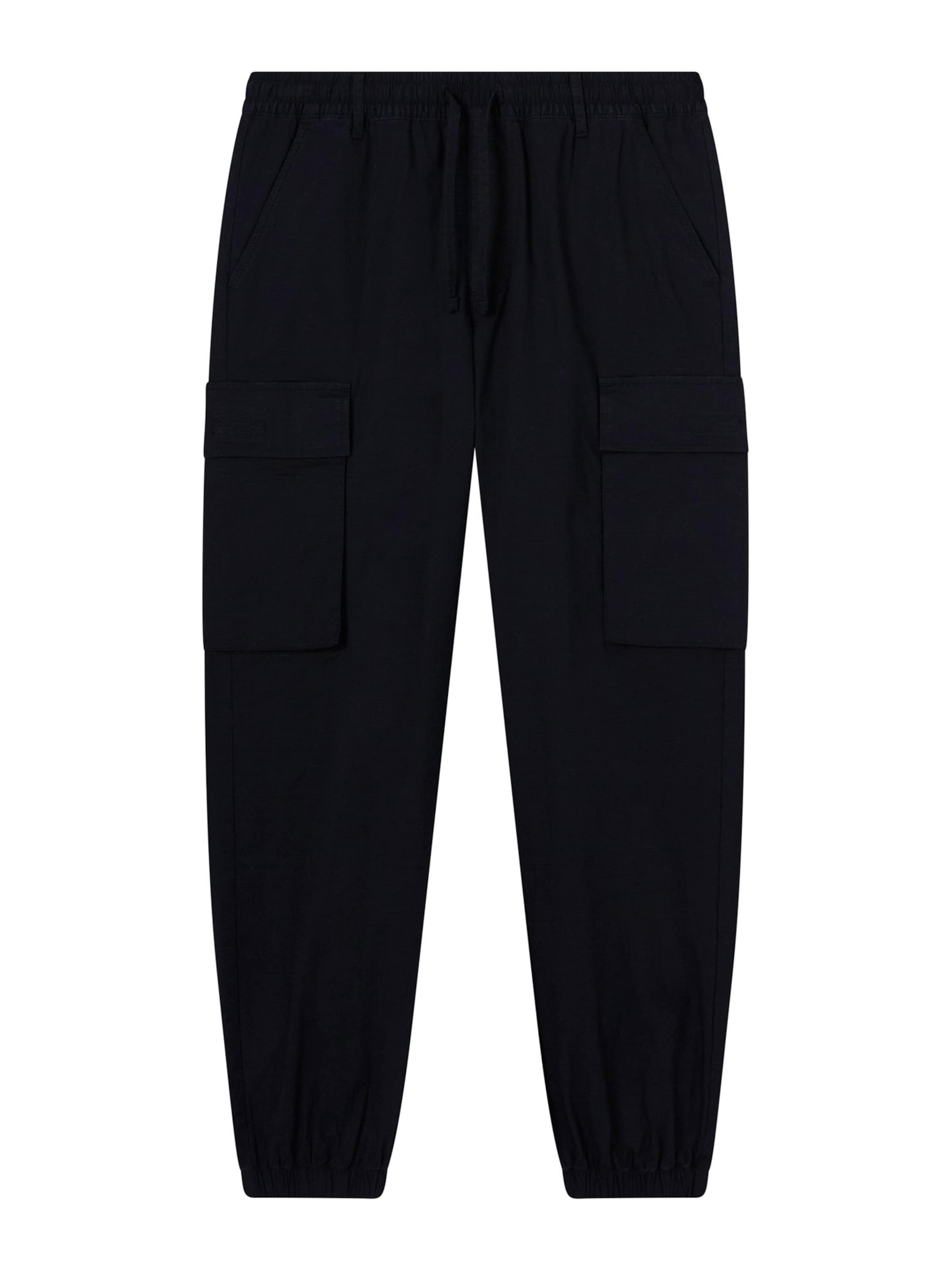 Champion Authentic Athletic Apparel Конический (Tapered) Брюки-карго в Черный: спереди