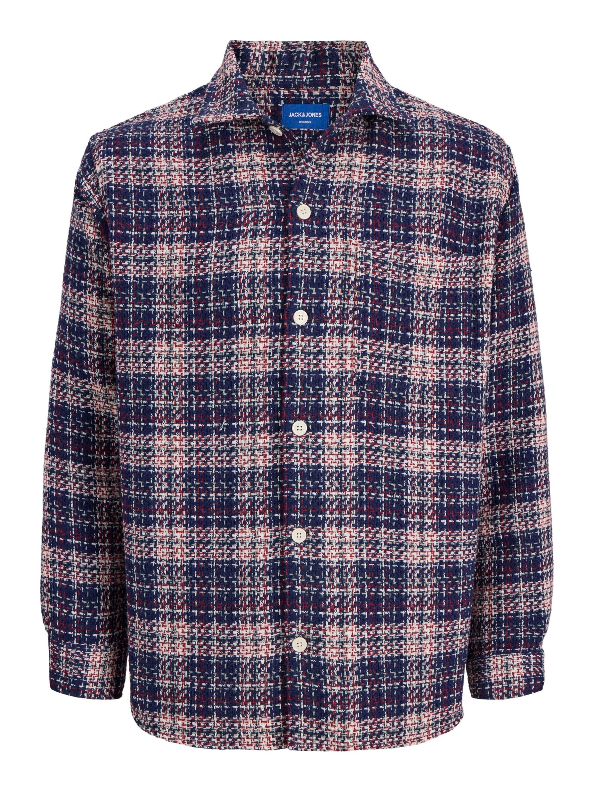 Comfort fit Camicia di JACK & JONES in blu: frontale