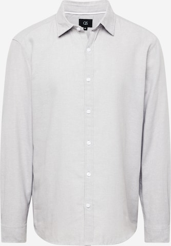 Regular fit Camicia di QS in grigio: frontale