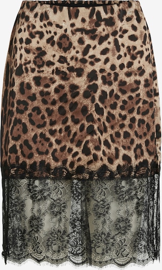 Noisy may Suknja 'NMINFERNO' u ecru/prljavo bijela / čokolada / crna, Pregled proizvoda