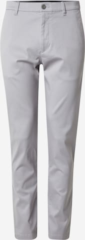Pantalon chino Calvin Klein en gris : devant