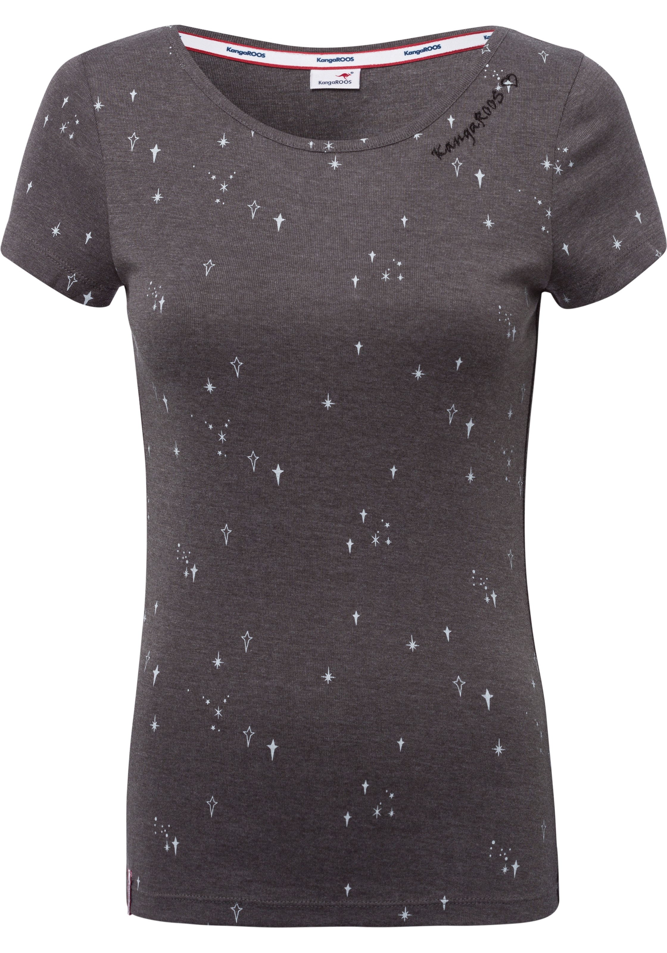 KangaROOS T-Shirt in Grau: Vorderseite