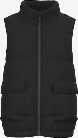 Gilet 'MELLOW' NAME IT en noir : devant