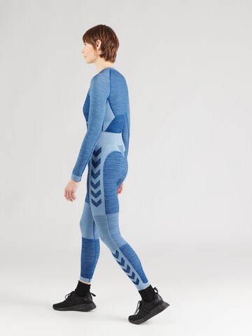 Skinny Pantalon de sport Hummel en bleu