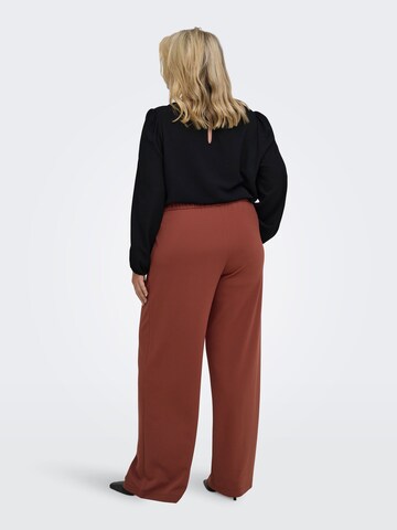 Wide Leg Pantalon à pince 'CARSTILLA' ONLY Carmakoma en rouge