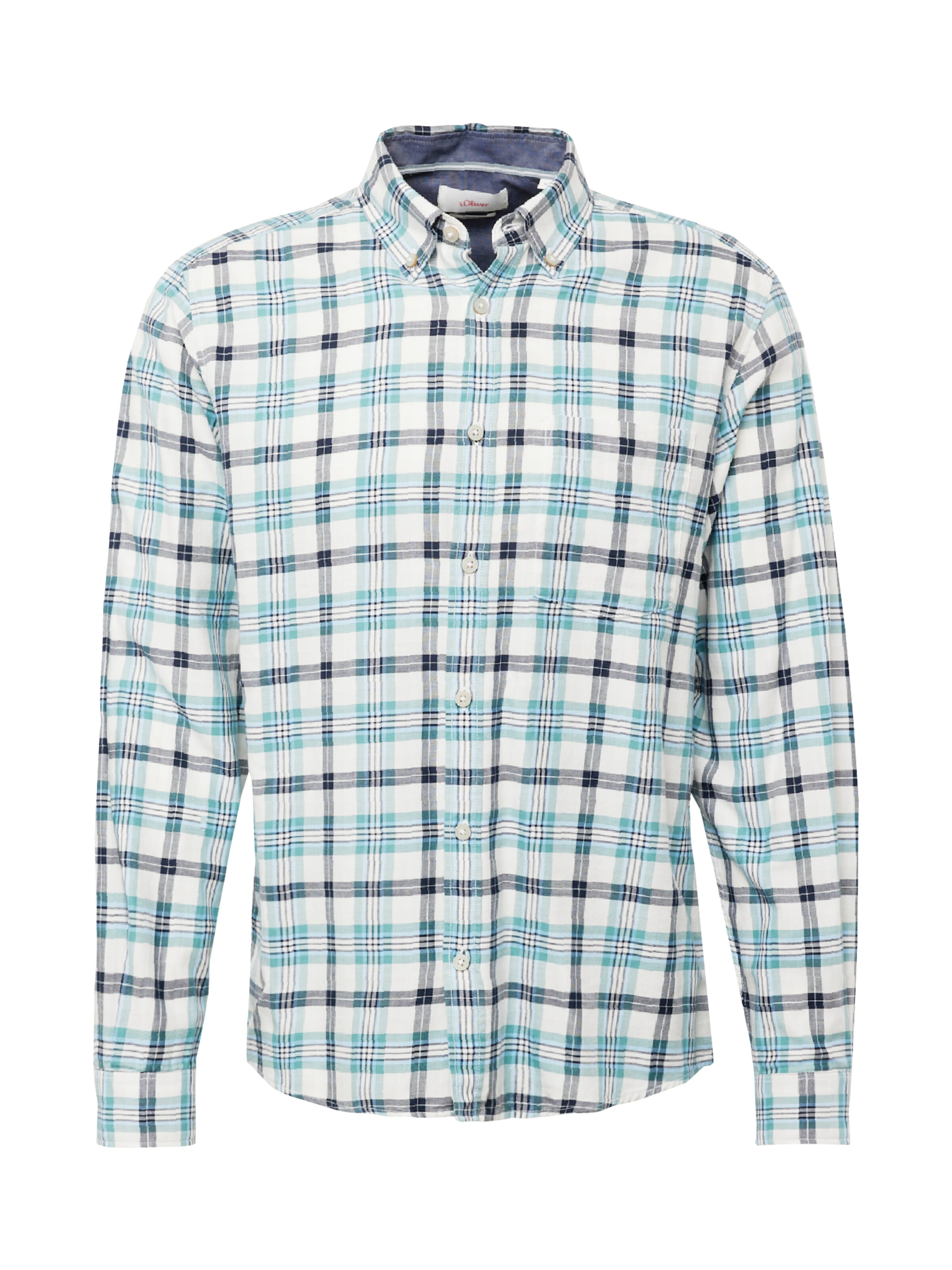 s.Oliver Hemd in Blau: Vorderseite