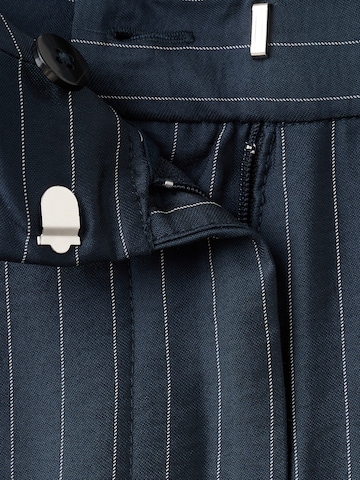 MANGO Wide leg Pressveckad byxa 'BELI' i blå