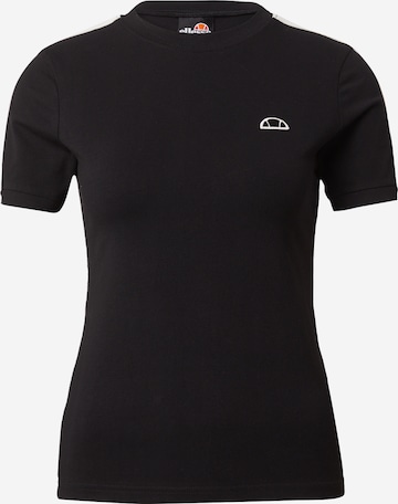 ELLESSETehnička sportska majica 'Zecora' - crna boja: prednji dio