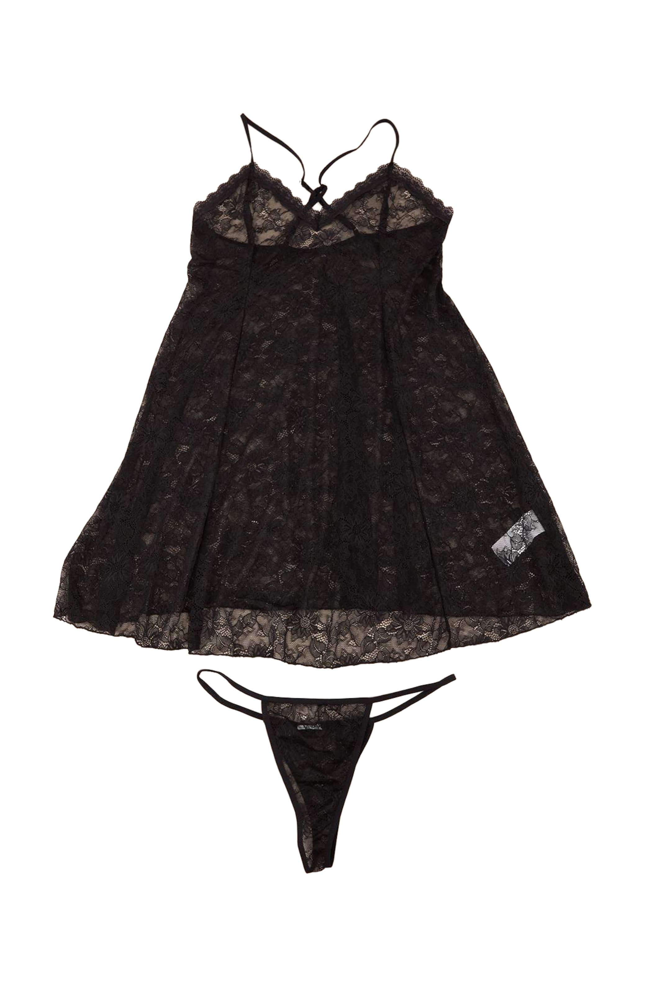 Trendyol Curve - Picardias en negro: frente