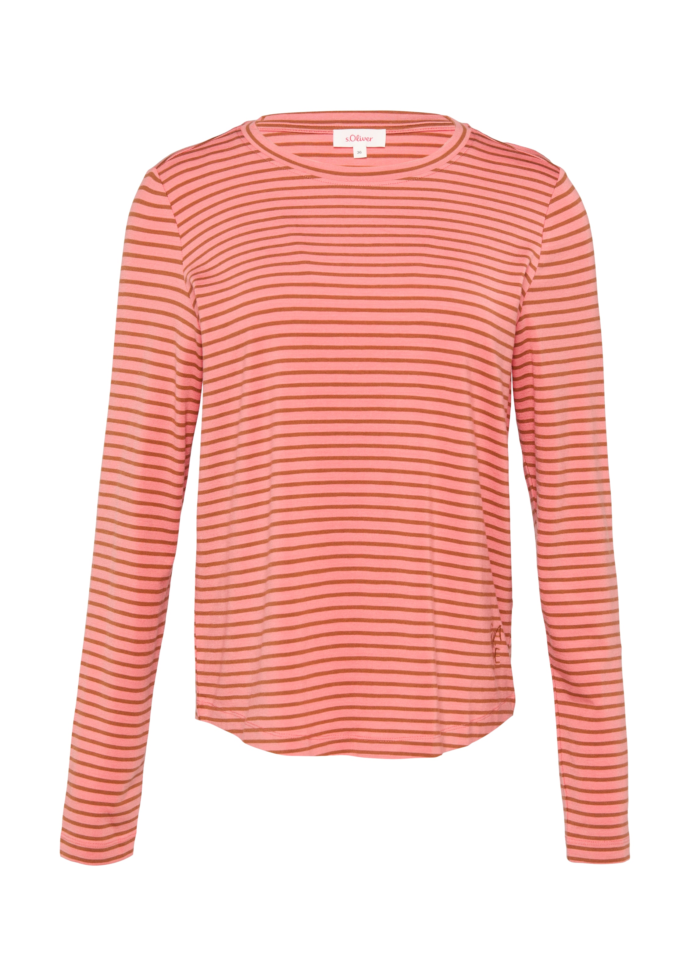 s.Oliver Shirt in Orange: Vorderseite