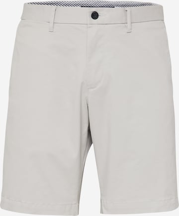 TOMMY HILFIGER - Regular Calças chino 'Brooklyn 1985' em cinzento: frente