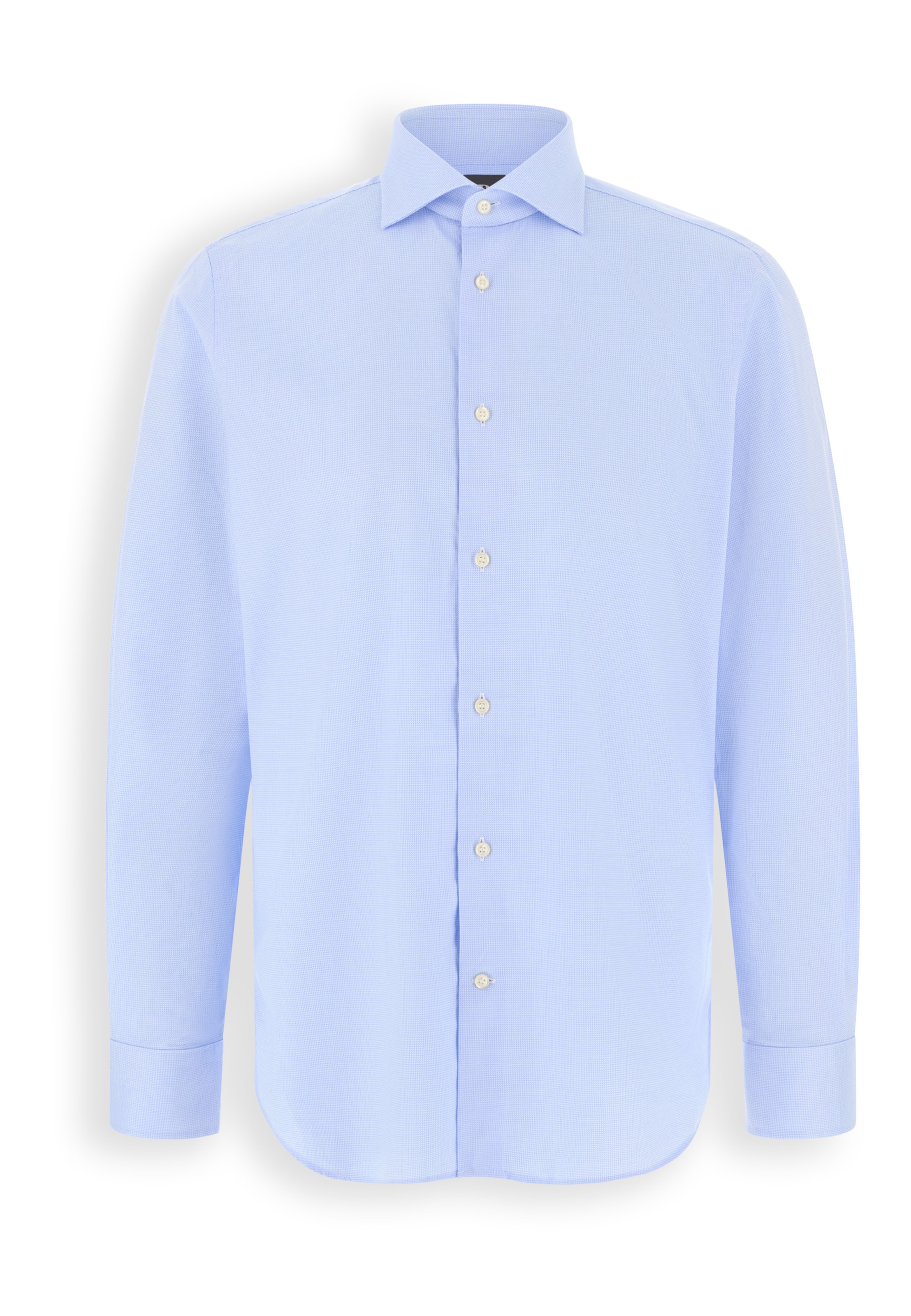 Coupe regular Chemise Boggi Milano en bleu : devant