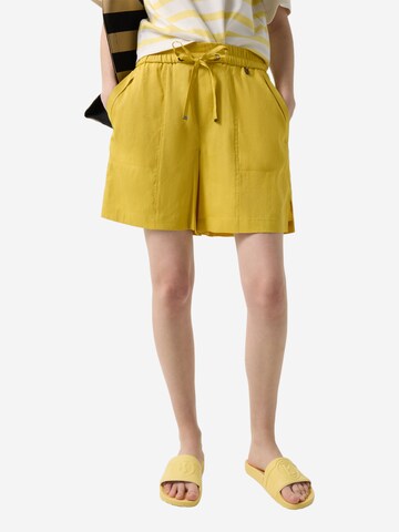 BOGNER Loosefit Shorts 'Carmel' in Gelb: Vorderseite