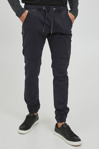 INDICODE JEANS Loose fit Chino Pants 'BRONTUS' in Black: front