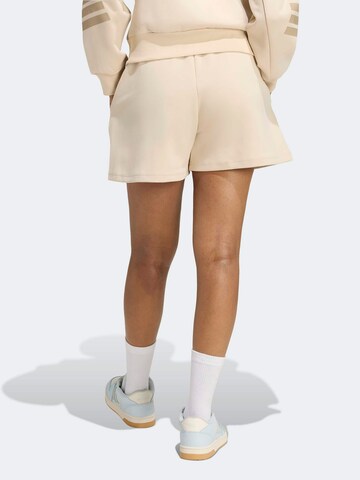 ADIDAS SPORTSWEAR Loosefit Sportovní kalhoty 'Future Icons' – béžová