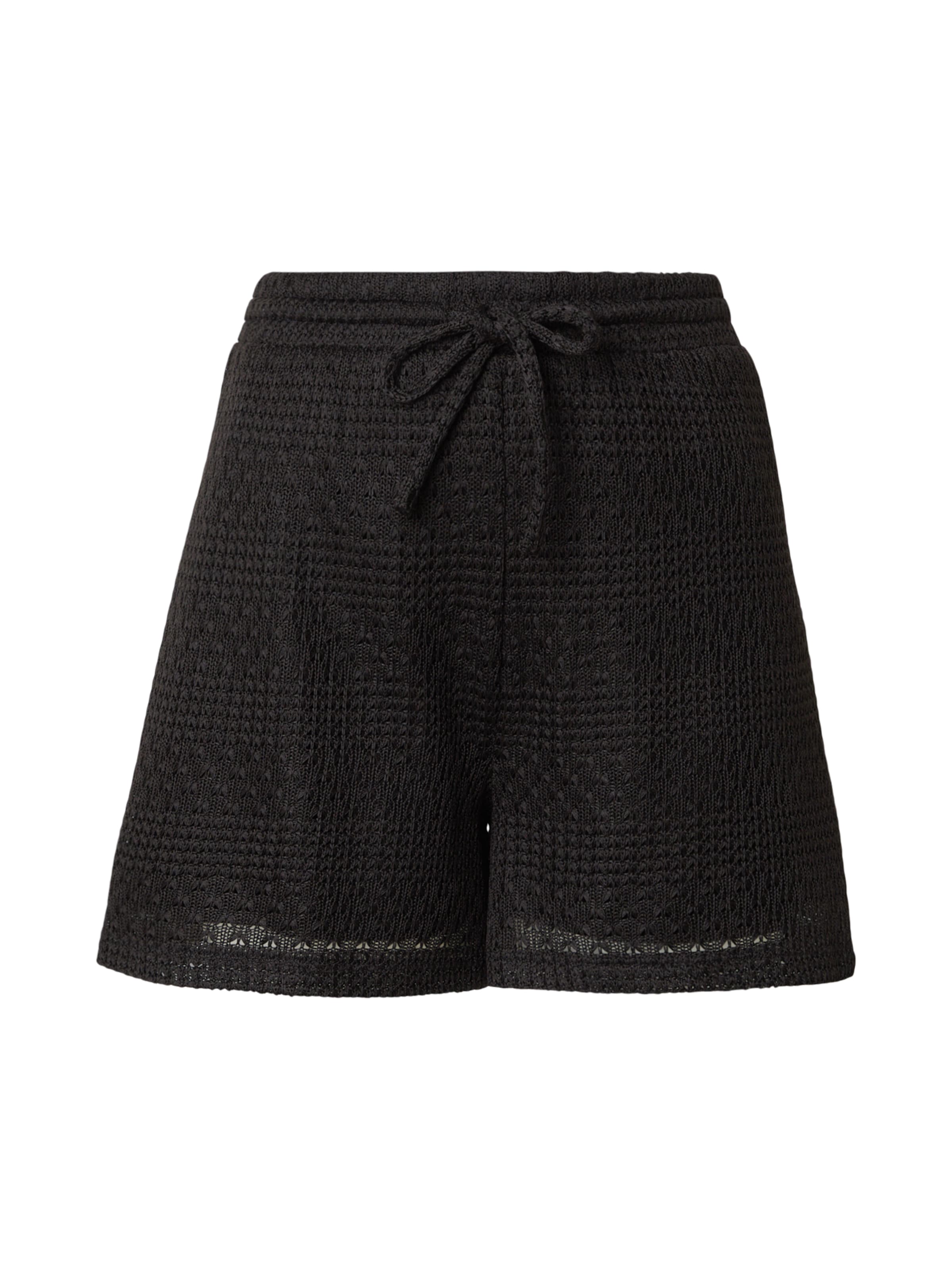 VILA Regular Pants 'VIMIRONA' in Black: front